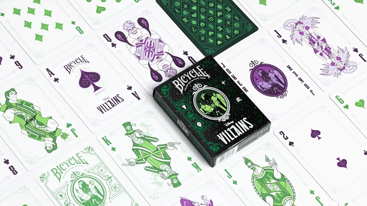 Bicycle Green Villains by USPCC