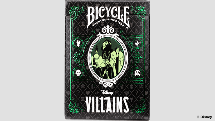 Bicycle Green Villains by USPCC