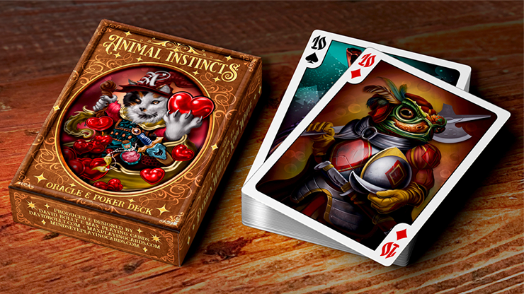 The Animal Instincts Poker and Oracle (Wizard) by Max Playing Cards