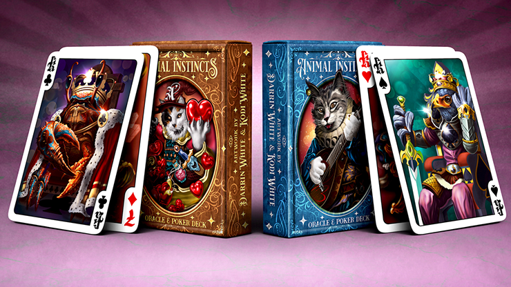 The Animal Instincts Poker and Oracle (Wizard) by Max Playing Cards