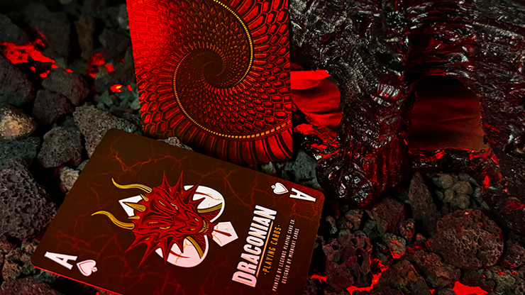 Draconian Crimson by Midnight Cards