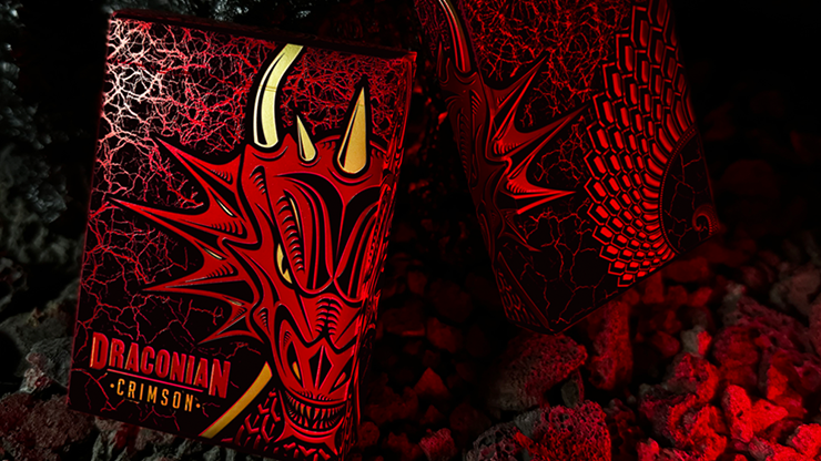 Draconian Crimson by Midnight Cards