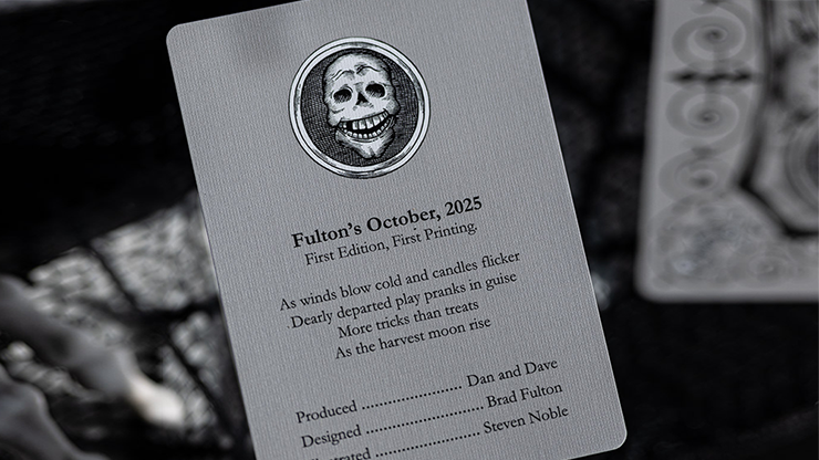 Fulton's October TOMBSTONE GREY by Fulton's Playing Cards
