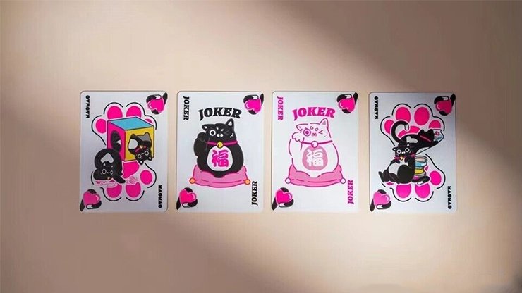 Bicycle Cat Pink by US Playing Card Co. - Carti De Joc Premium