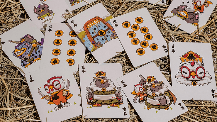 Bicycle CHKNS & CROWNS by RunIt Decks - Carti De Joc Premium