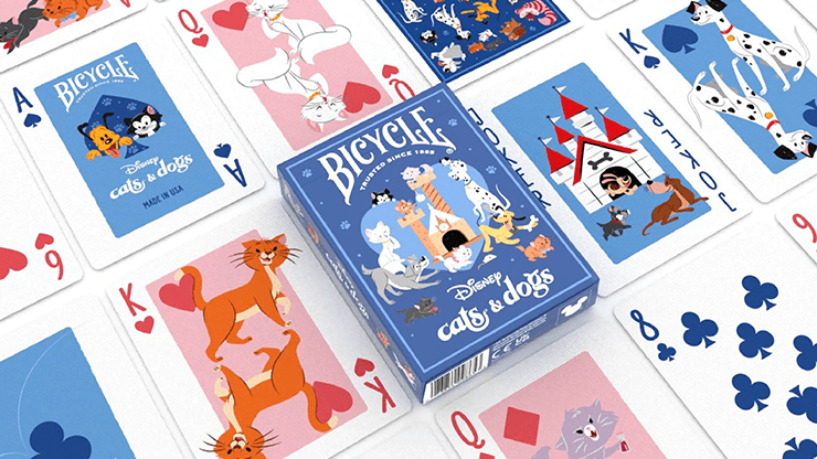 Bicycle Disney Cats and Dogs by US Playing Card - Carti De Joc Premium