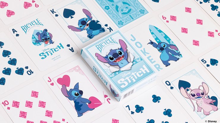 Bicycle Disney Stitch by USPCC - Carti De Joc Premium