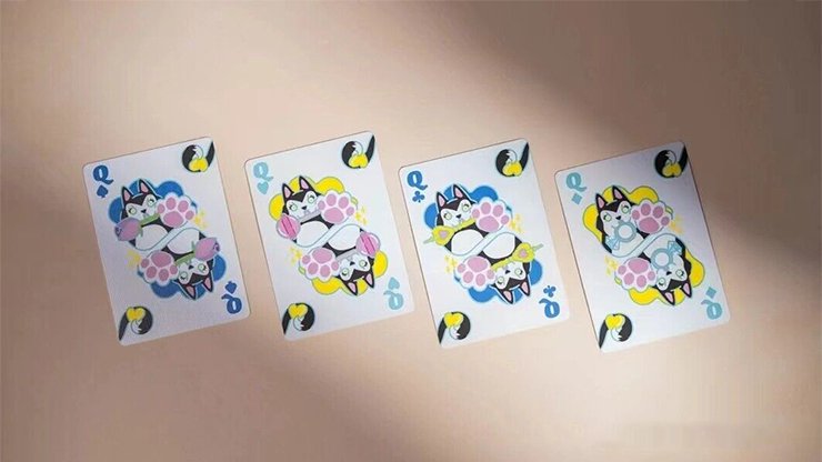 Bicycle Dog Blue by US Playing Card Co. - Carti De Joc Premium