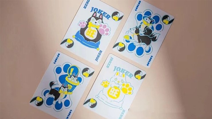 Bicycle Dog Blue by US Playing Card Co. - Carti De Joc Premium
