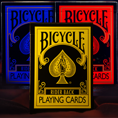 Bicycle Reverse Blue, Red & Yellow Set 3pack by USPCC