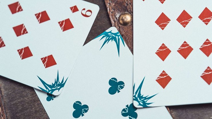 Boom Glacier Blue Playing Cards - Carti De Joc Premium