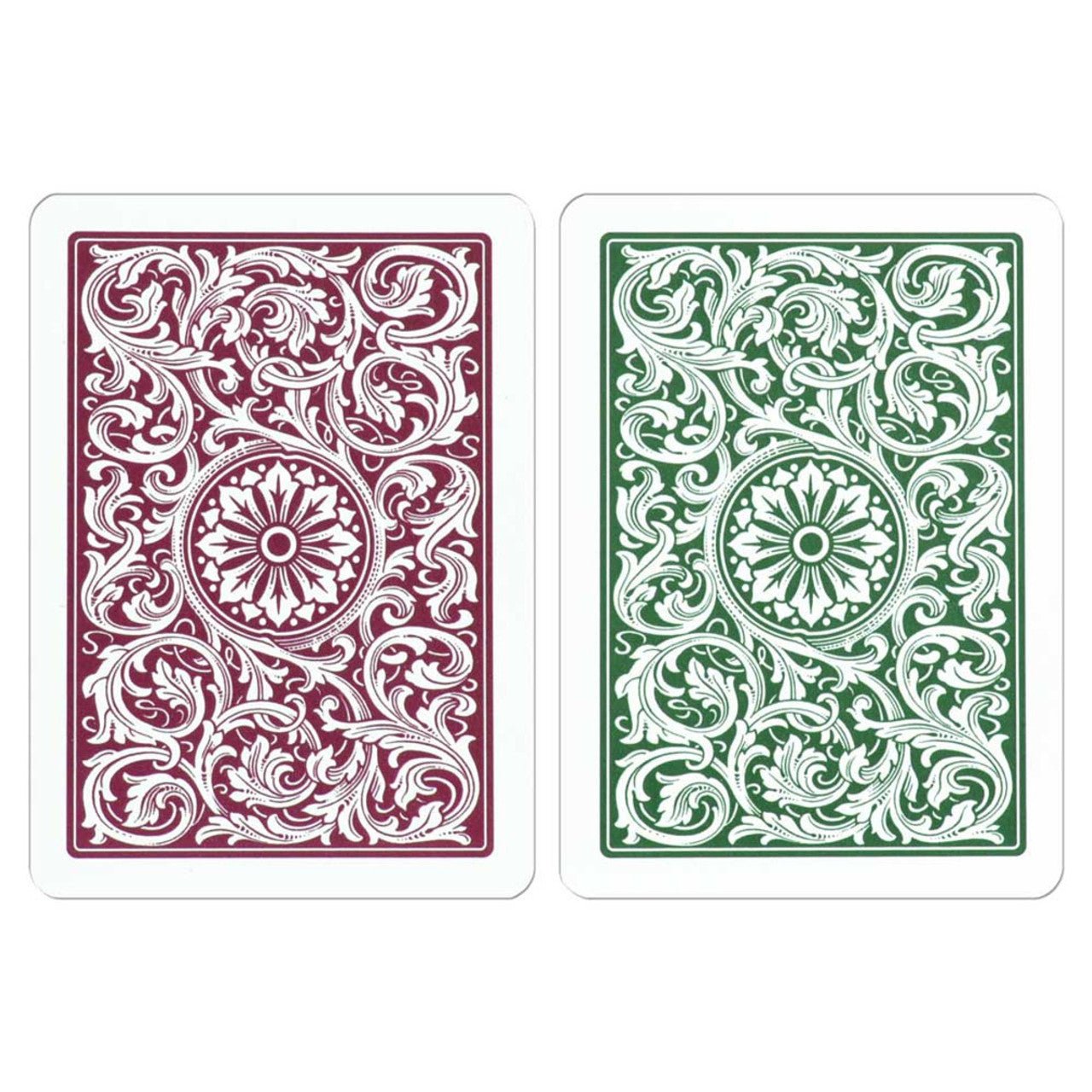 Copag 1546 ELITE Green/Burgundy JUMBO SET 2 pack by Copag - Carti De Joc Premium