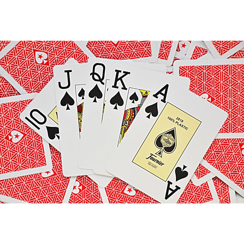 EPT 100% Plastic Playing Cards SET 2pack by Fournier - Carti De Joc Premium