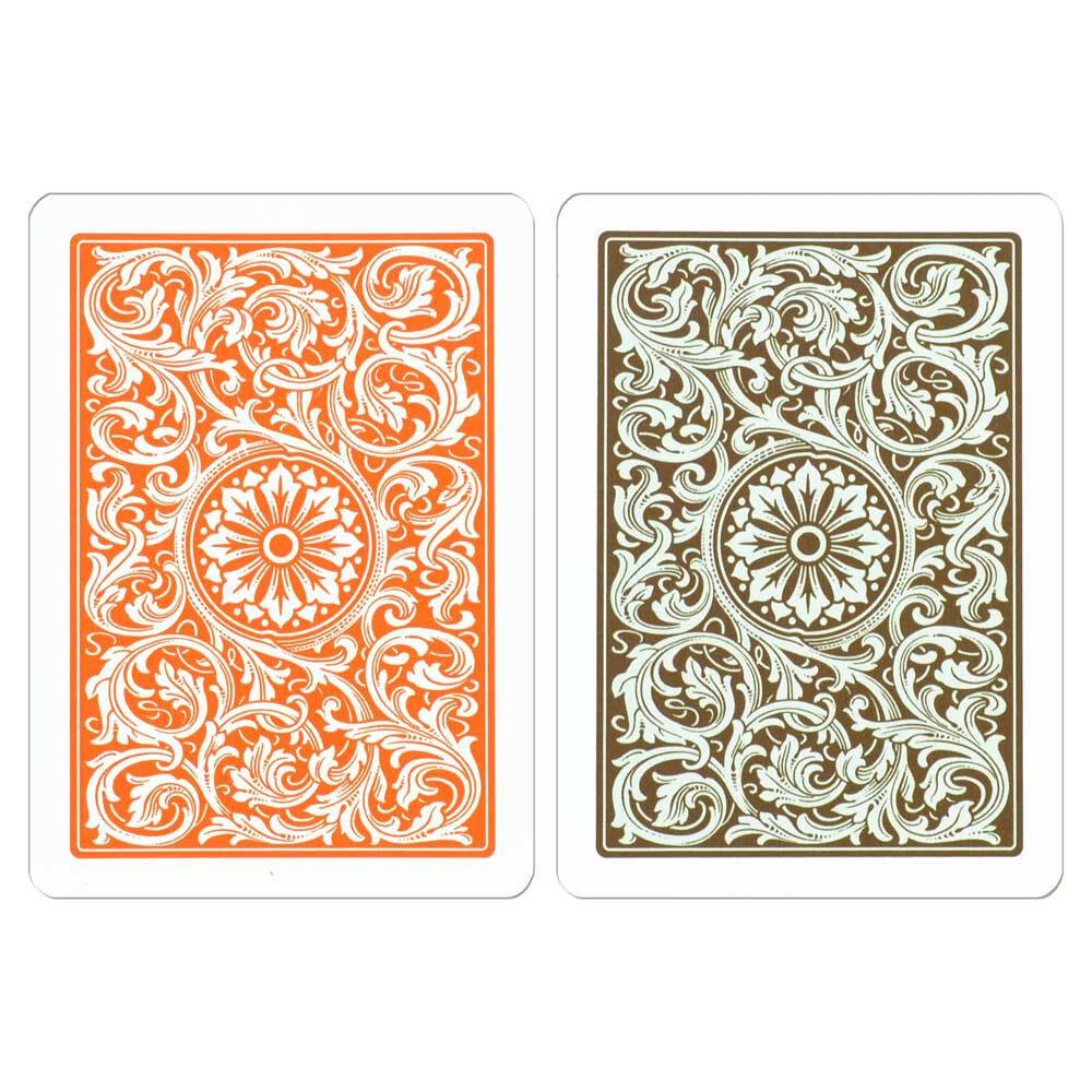 Copag 1546 ELITE Orange/Brown JUMBO SET 2 pack by Copag