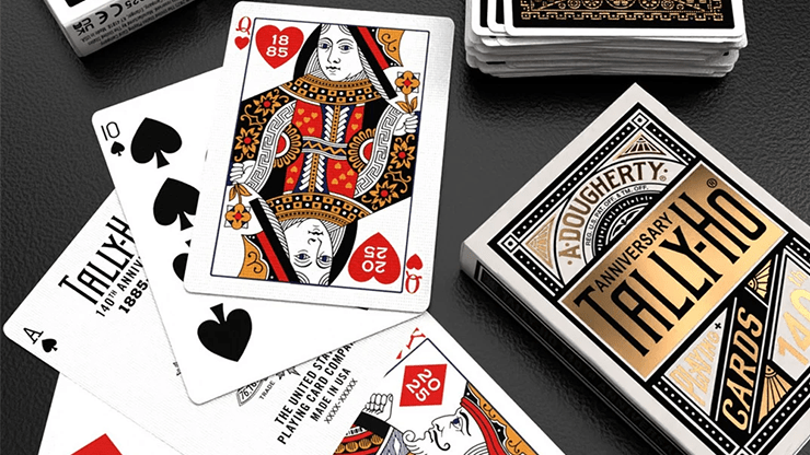 Tally Ho 140th Anniversary Metaluxe by US Playing Card - Carti De Joc Premium