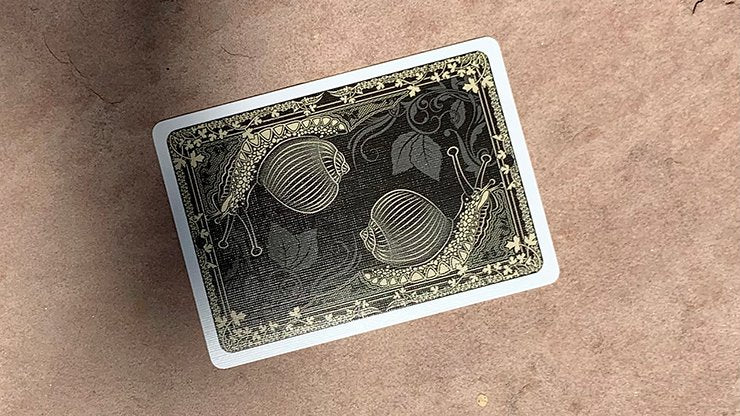 Carti de joc Bicycle Snail Orange GILDED by PlayingcardDecks - Carti De Joc Premium