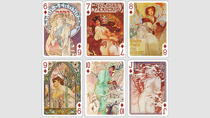 Mucha Gismonda Standard Gold Edition by TCC Playing Cards