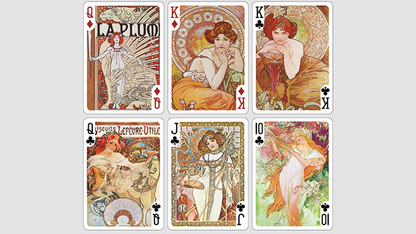 Mucha Gismonda Standard Gold Edition by TCC Playing Cards