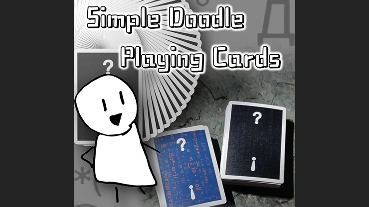 Simple Doodle Color by Bacon Playing Card