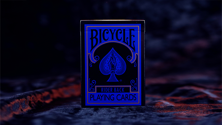 Bicycle Reverse Blue by USPCC