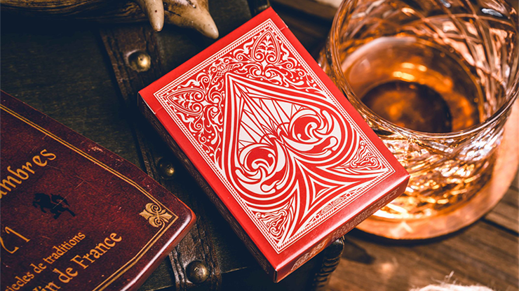 Sanctuary Red Playing Cards