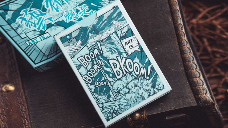 Boom Glacier Blue Playing Cards