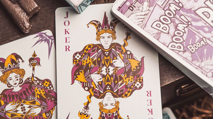 Boom Taro Purple Playing Cards