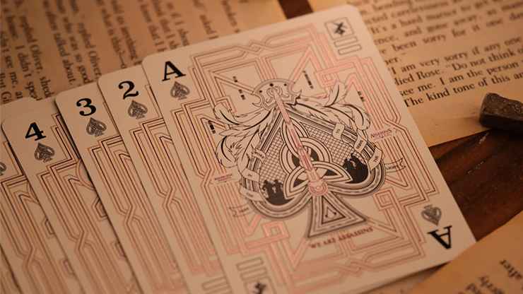 Assassin's Creed Legacy Version 2 Garnet (Hidden Blade Black) by Room One Cards