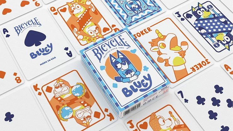 Bicycle  Bluey by USPCC