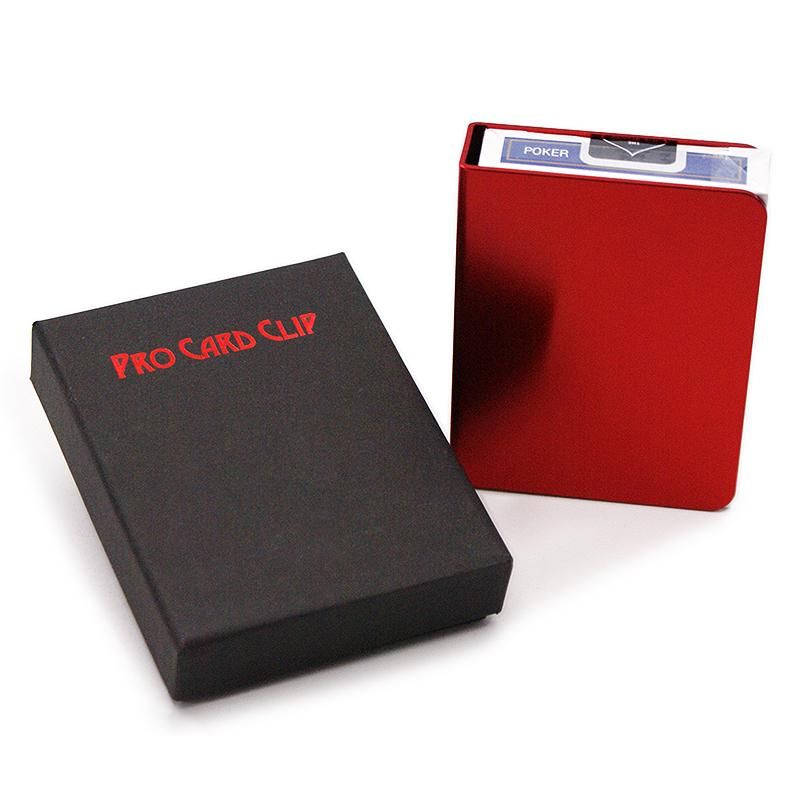 Pro Card Clip Red - Pt transport pachet carti de joc