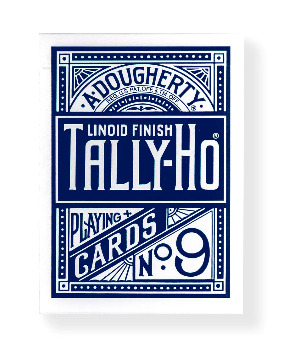 Tally Ho Fan Back Blue by USPCC