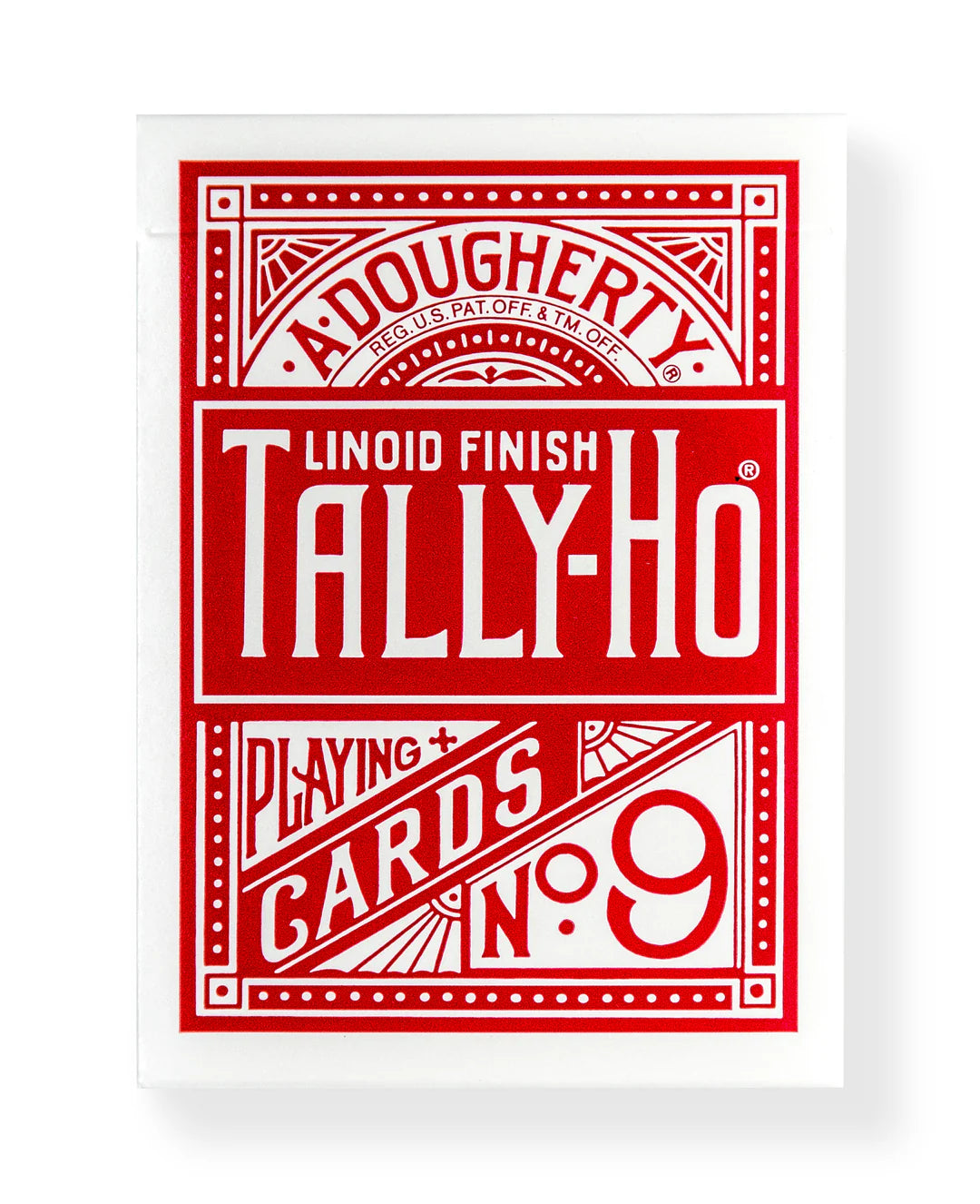 Tally Ho Fan Back Red by USPCC