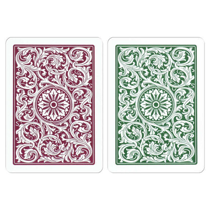 Copag 1546 ELITE Green/Burgundy JUMBO SET 2 pack by Copag
