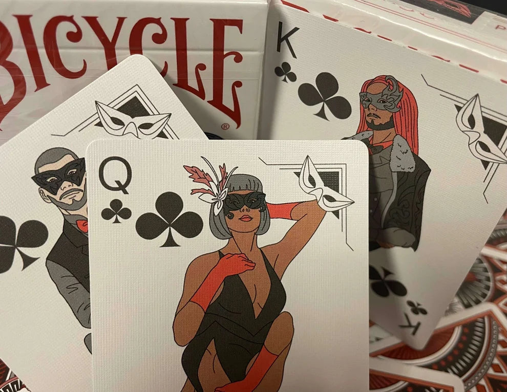 Bicycle Masquerade Stripper By PlayinCardDecks
