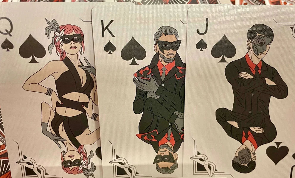 Bicycle Masquerade Stripper By PlayinCardDecks