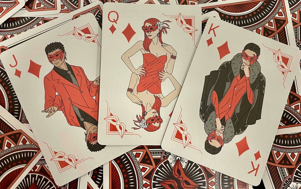 Bicycle Masquerade Stripper By PlayinCardDecks