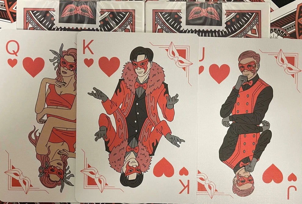 Bicycle Masquerade Stripper By PlayinCardDecks
