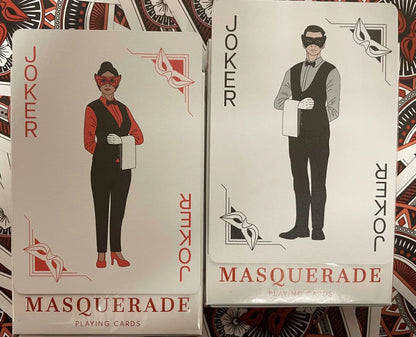 Bicycle Masquerade Stripper By PlayinCardDecks
