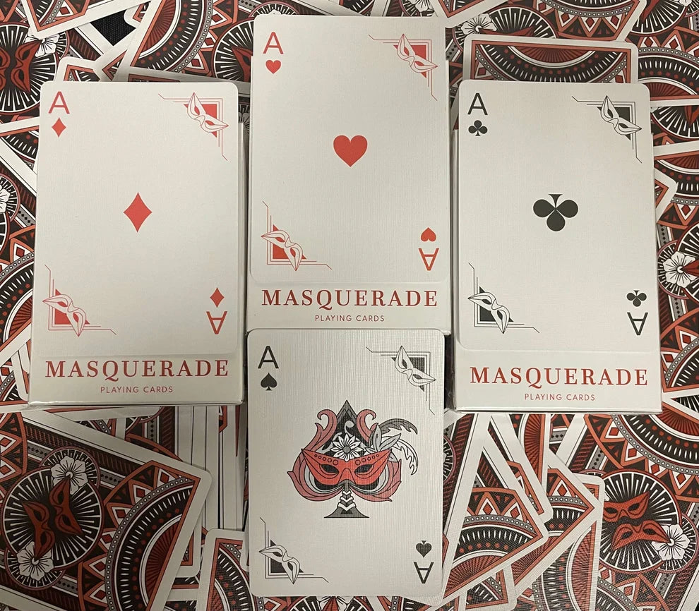 Bicycle Masquerade Stripper By PlayinCardDecks