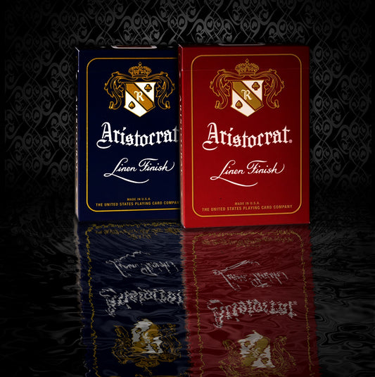 Bicycle Aristocrat 727 Bank Note Cards Red & Blue SET 2pack by USPCC