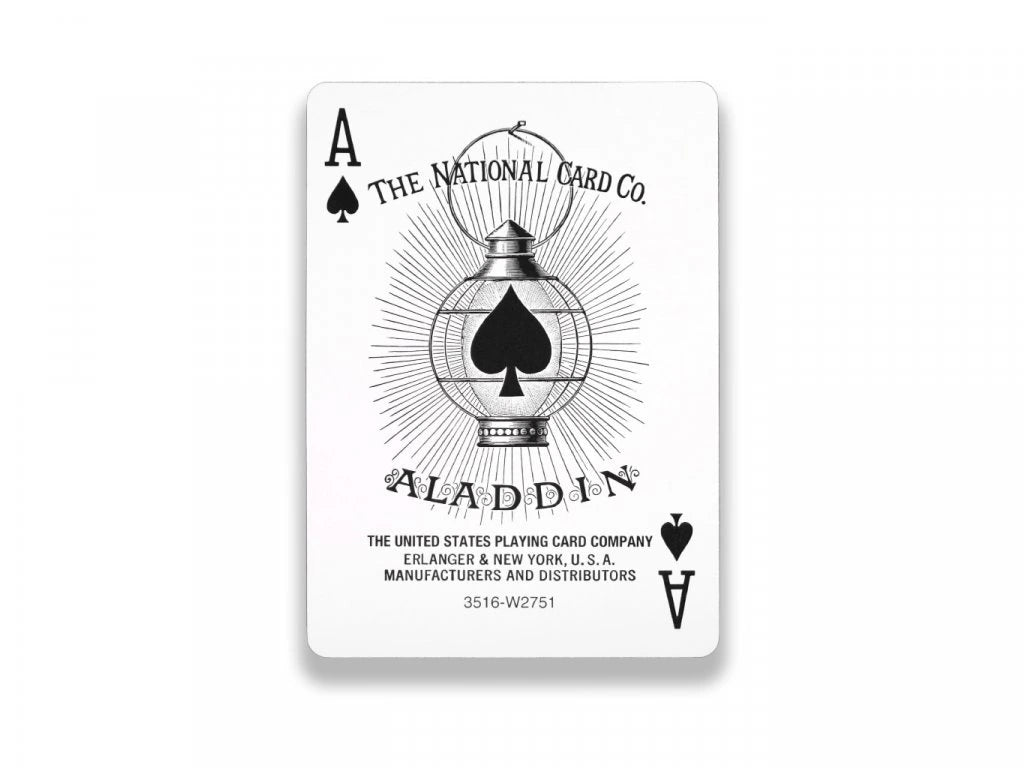 Aladdin Smooth Finish Red by USPCC - Carti De Joc Premium