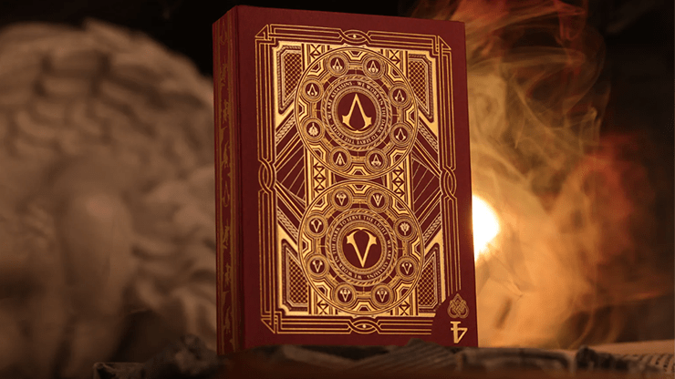 Assassin's Creed Legacy Version 2 Garnet (Hidden Blade Black) by Room One Cards - Carti De Joc Premium