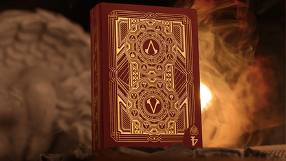 Assassin's Creed Legacy Version 2 Garnet (Hidden Blade Black) by Room One Cards - Carti De Joc Premium