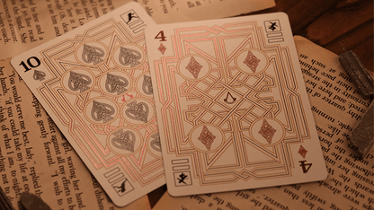 Assassin's Creed Legacy Version 2 Garnet (Hidden Blade Black) by Room One Cards - Carti De Joc Premium