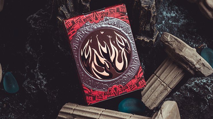 Atlantis: Fire by Bacon Playing Cards - Carti De Joc Premium