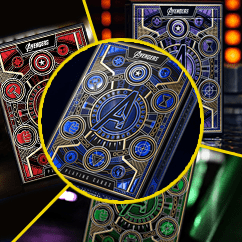 Avengers Blue, Red, Purple and Green SET 4pack by Theory11 - Carti De Joc Premium