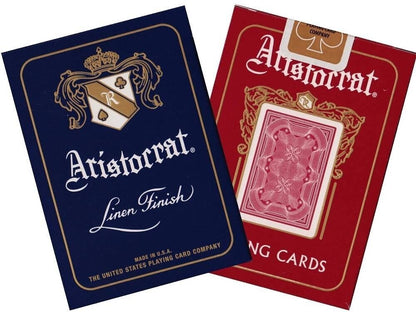 Bicycle Aristocrat 727 Bank Note Cards Red & Blue SET 2pack by USPCC - Carti De Joc Premium