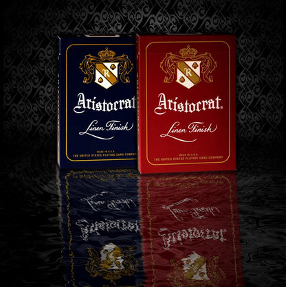 Bicycle Aristocrat 727 Bank Note Cards Red & Blue SET 2pack by USPCC - Carti De Joc Premium