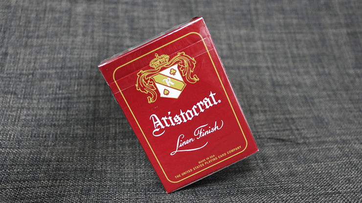 Bicycle Aristocrat 727 Bank Note Cards Red by USPCC - Carti De Joc Premium