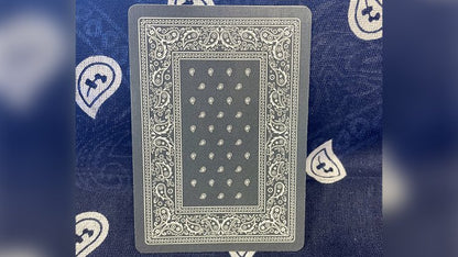 Bicycle Bandana Blue by PlayingCardDecks - Carti De Joc Premium